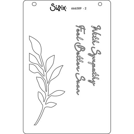 Sizzix Layered Stencils by Stacey Park Cosmopolitan, Frond (4pcs) (666589) (DISCONTINUED) Sizzix Layered Stencils by Stacey Park Cosmopolitan, Frond (4pcs) (666589) (DISCONTINUED)
