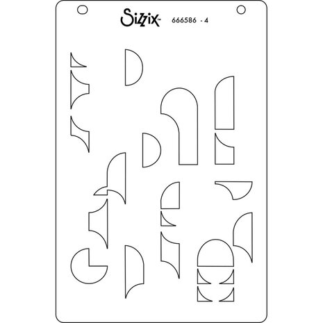 Sizzix Layered Stencils by Stacey Park Cosmopolitan, Around the Block (4pcs) (666586) (DISCONTINUED) Sizzix Layered Stencils by Stacey Park Cosmopolitan, Around the Block (4pcs) (666586) (DISCONTINUED)