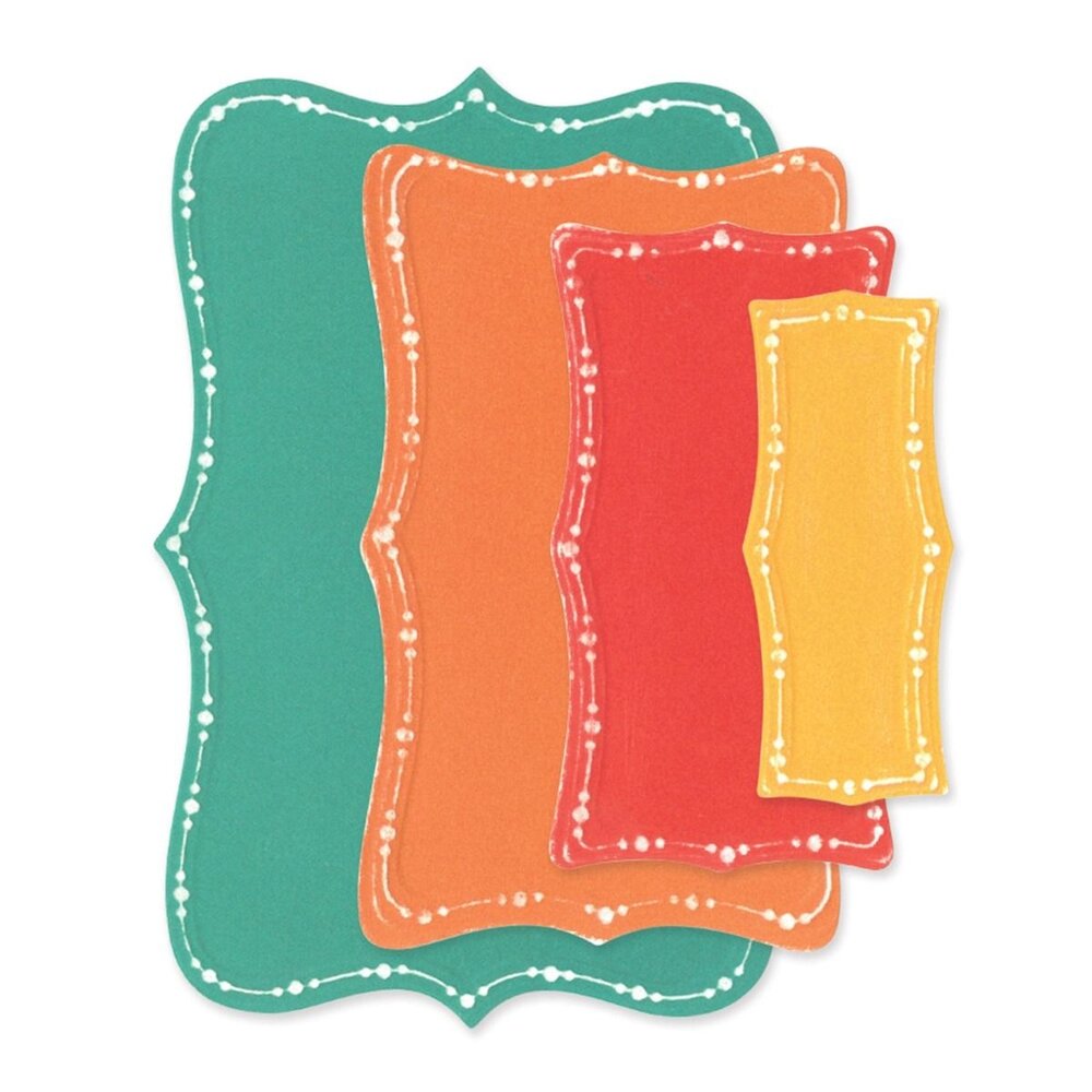 Sizzix Framelits by Stacey Park Fanciful Framelits Doris Dotted Top Note (8pcs) (666552) (DISCONTINUED) Sizzix Framelits by Stacey Park Fanciful Framelits Doris Dotted Top Note (8pcs) (666552) (DISCONTINUED)