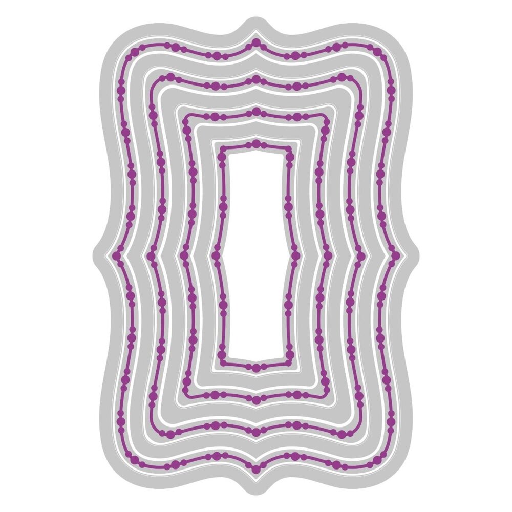 Sizzix Framelits by Stacey Park Fanciful Framelits Doris Dotted Top Note (8pcs) (666552) (DISCONTINUED) Sizzix Framelits by Stacey Park Fanciful Framelits Doris Dotted Top Note (8pcs) (666552) (DISCONTINUED)
