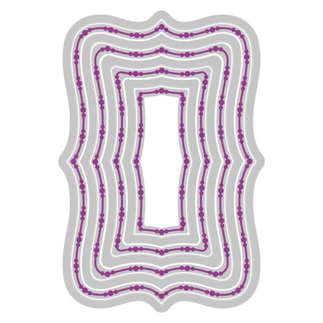 Sizzix Framelits by Stacey Park Fanciful Framelits Doris Dotted Top Note (8pcs) (666552) (DISCONTINUED) Sizzix Framelits by Stacey Park Fanciful Framelits Doris Dotted Top Note (8pcs) (666552) (DISCONTINUED)