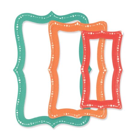Sizzix Framelits by Stacey Park Fanciful Framelits Doris Dotted Top Note (8pcs) (666552) (DISCONTINUED) Sizzix Framelits by Stacey Park Fanciful Framelits Doris Dotted Top Note (8pcs) (666552) (DISCONTINUED)