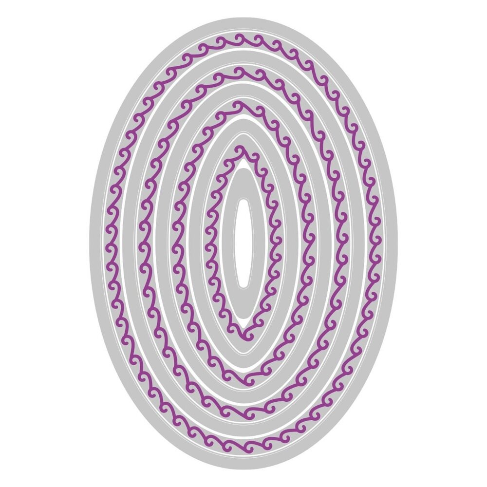 Sizzix Framelits by Stacey Park Fanciful Framelits Clare Classic Ovals (9pcs) (666551) (DISCONTINUED) Sizzix Framelits by Stacey Park Fanciful Framelits Clare Classic Ovals (9pcs) (666551) (DISCONTINUED)