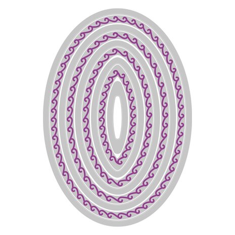 Sizzix Framelits by Stacey Park Fanciful Framelits Clare Classic Ovals (9pcs) (666551) (DISCONTINUED) Sizzix Framelits by Stacey Park Fanciful Framelits Clare Classic Ovals (9pcs) (666551) (DISCONTINUED)