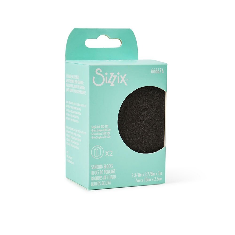 Sizzix Sanding Blocks 2 3/4x3 7/8x1 Inch (2pcs) (666676)