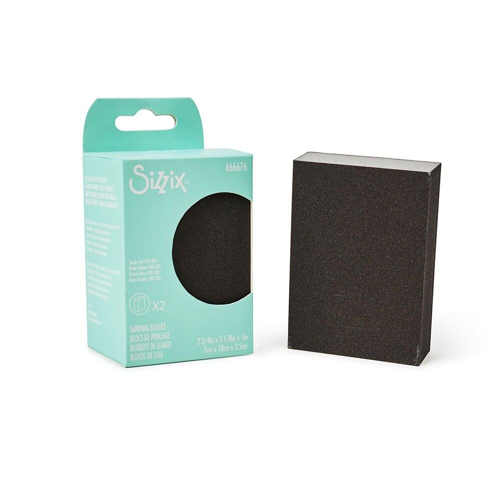 Sizzix Sanding Blocks 2 3/4x3 7/8x1 Inch (2pcs) (666676)