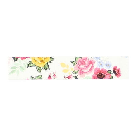 Carta Bella Washi Tape Little Things Floral In White (CBBL366027) (OUTLET)