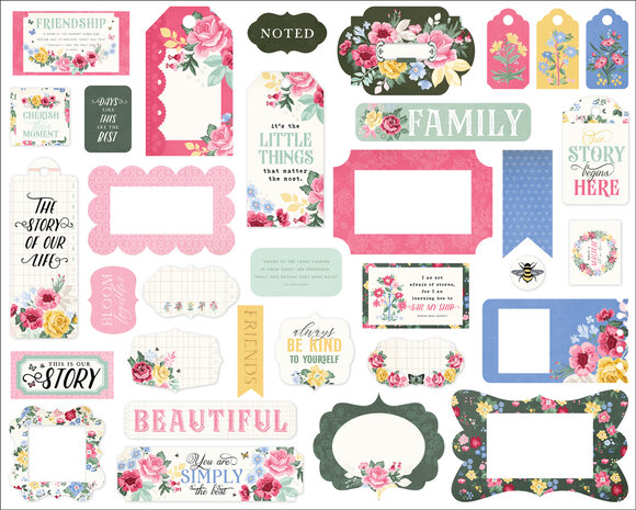 Carta Bella Bloom Frames & Tags (CBBL366025) (OUTLET) Carta Bella Bloom Frames & Tags (CBBL366025) (OUTLET)