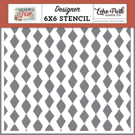 Echo Park Destination Diamonds Stencil (LTT364036) (OUTLET) Echo Park Destination Diamonds Stencil (LTT364036) (OUTLET)