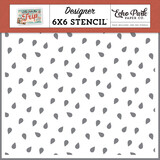 Echo Park Drop A Pin Stencil (LTT364035) (OUTLET)