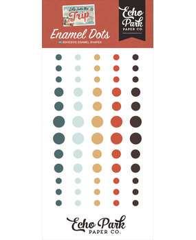 Echo Park Let's Take The Trip Enamel Dots (LTT364028) (DISCONTINUED)