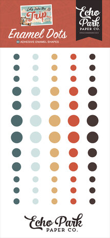 Echo Park Let's Take The Trip Enamel Dots (LTT364028) (DISCONTINUED)