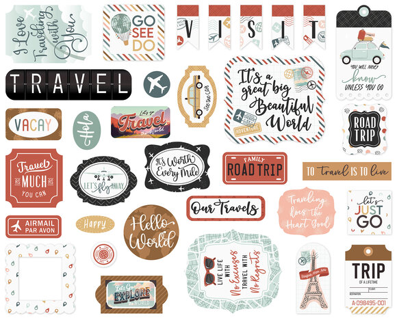 Echo Park Let's Take The Trip Ephemera (LTT364024) (DISCONTINUED)