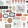 Echo Park Let's Take The Trip Ephemera (LTT364024) (DISCONTINUED) Echo Park Let's Take The Trip Ephemera (LTT364024) (DISCONTINUED)