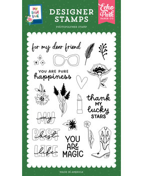 Echo Park My Best Life Clear Stamps (MBL367042) (OUTLET)
