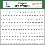 Echo Park Quirky Triangles Stencil (MBL367034) (DISCONTINUED)