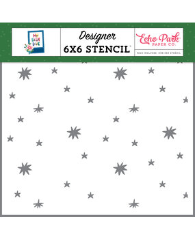 Echo Park Lucky Stars Stencil (MBL367033) (DISCONTINUED)