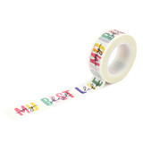 Echo Park Washi Tape My Best Life Words (MBL367027) (DISCONTINUED)