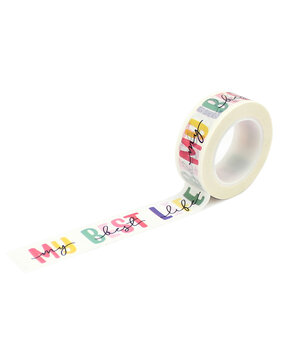 Echo Park Washi Tape My Best Life Words (MBL367027) (DISCONTINUED)