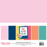 Echo Park My Best Life 12x12 Inch Coordinating Solids Paper Pack (MBL367015) (DISCONTINUED)