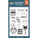 Echo Park Keep Cool In The Pool Clear Stamps (SV365045) (DISCONTINUED)