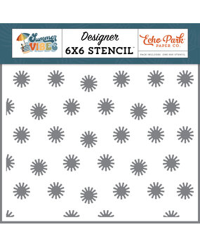 Echo Park Summer Fun Sun Stencil (SV365033) (OUTLET)