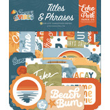 Echo Park Summer Vibes Titles & Phrases (SV365032) (DISCONTINUED)