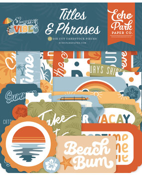 Echo Park Summer Vibes Titles & Phrases (SV365032) (OUTLET)