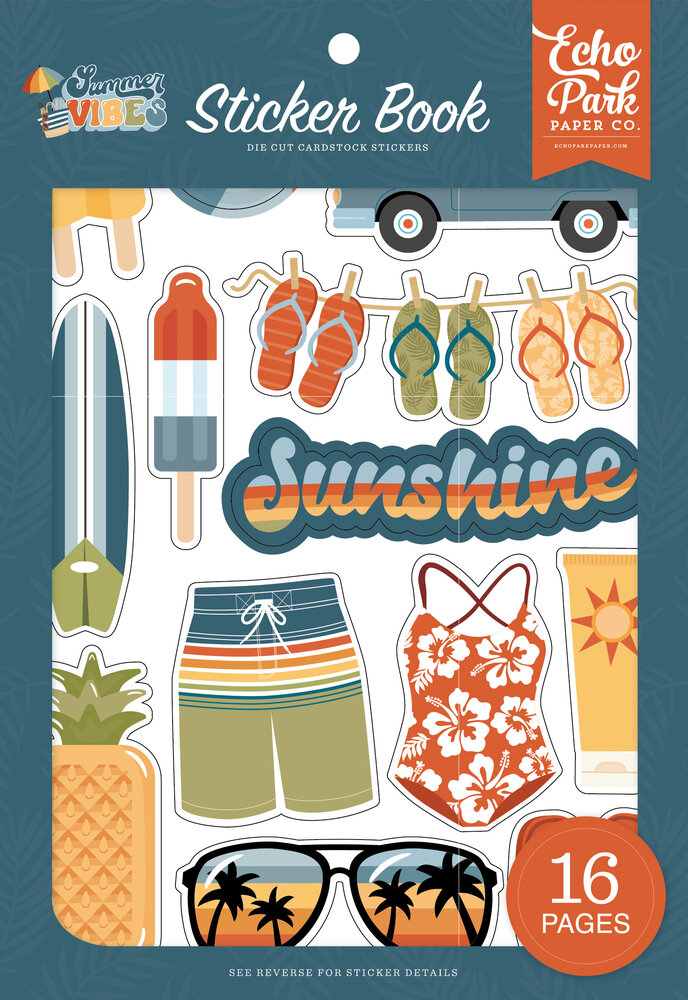 Echo Park Summer Vibes Sticker Book (SV365029) (DISCONTINUED)
