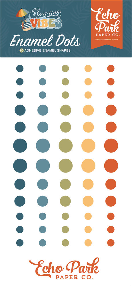 Echo Park Summer Vibes Enamel Dots (SV365028) (DISCONTINUED)
