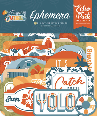 Echo Park Summer Vibes Ephemera (SV365024) (DISCONTINUED) Echo Park Summer Vibes Ephemera (SV365024) (DISCONTINUED)