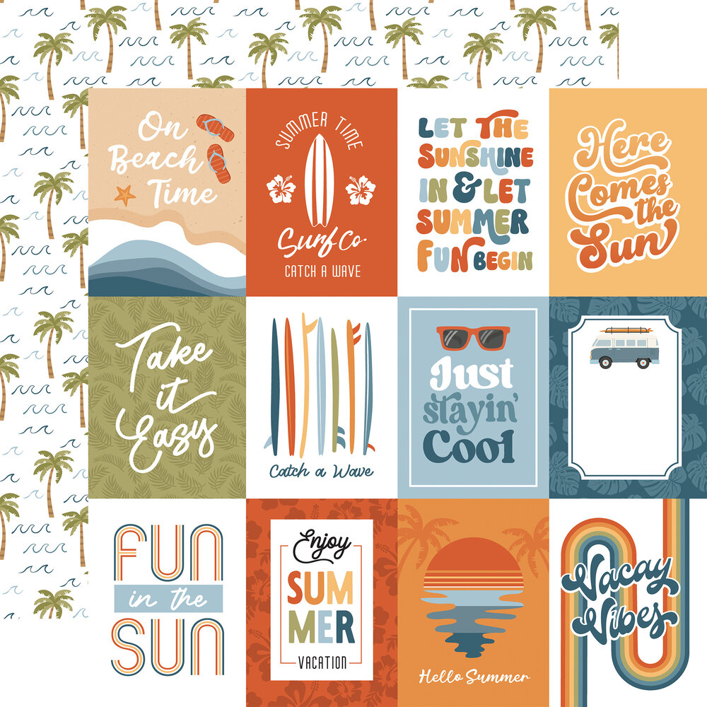 Echo Park Summer Vibes 12x12 Inch Collection Kit (SV365016) (DISCONTINUED)