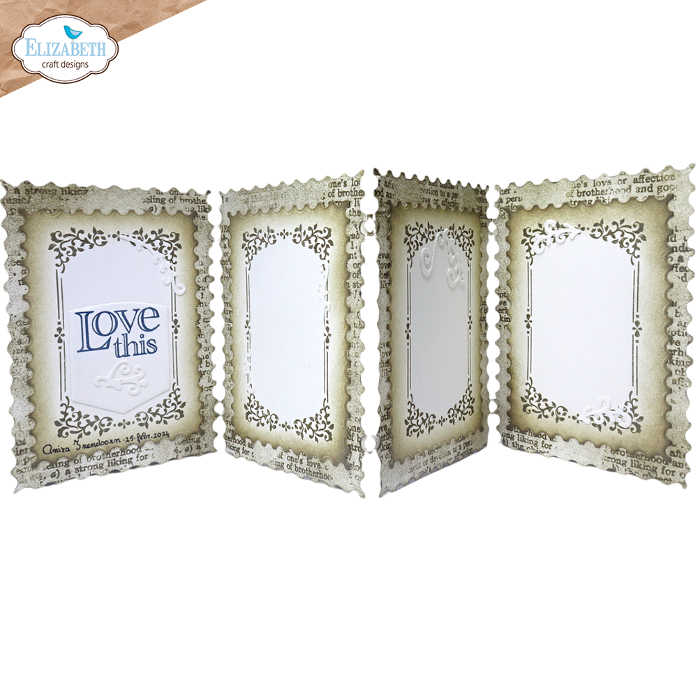 Elizabeth Craft Designs This Lovely Life A5 Stamps Love & Roses (CS351)
