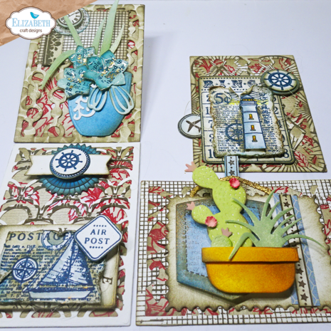 Elizabeth Craft Designs This Lovely Life Dies Vetplanten en potten (2135)