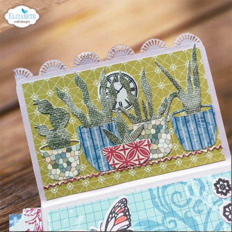 Elizabeth Craft Designs This Lovely Life Dies Vetplanten en potten (2135)