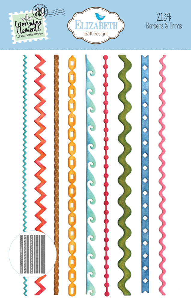 Elizabeth Craft Designs This Lovely Life Dies Borders & Trims (2139)