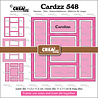 Crealies Cardzz Stansen No. 548 Frame & Inlays Caroline (CLCZ548) Crealies Cardzz Stansen No. 548 Frame & Inlays Caroline (CLCZ548)