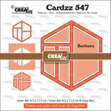 Crealies Cardzz Dies No. 547 Frame & Inlays Barbara (CLCZ547)