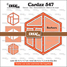Crealies Cardzz Dies No. 547 Frame & Inlays Barbara (CLCZ547) Crealies Cardzz Dies No. 547 Frame & Inlays Barbara (CLCZ547)