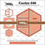 Crealies Cardzz Stansen No. 546 Frame & Inlays Arda (CLCZ546)