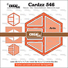 Crealies Cardzz Stansen No. 546 Frame & Inlays Arda (CLCZ546) Crealies Cardzz Stansen No. 546 Frame & Inlays Arda (CLCZ546)