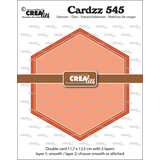 Crealies Cardzz Dies No. 545 Double Card Hexagon (CLCZ545)