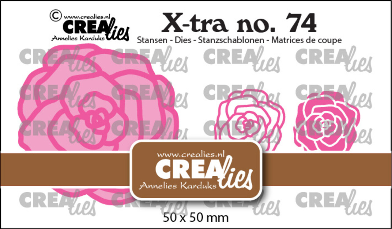 Crealies X-tra Dies No. 74 Rose Small (CLXtra74)