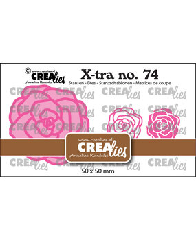 Crealies X-tra Stansen No. 74 Roos Klein (CLXtra74)