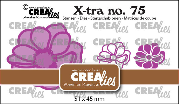 Crealies X-tra Stansen No. 75 Anemoon Klein (CLXtra75)