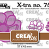 Crealies X-tra Stansen No. 75 Anemoon Klein (CLXtra75)