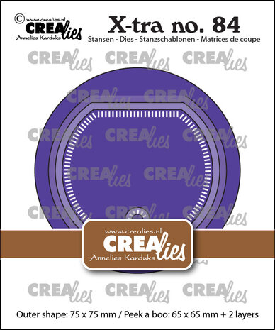 Crealies X-tra Stansen No. 84 Kiekeboe Cirkel (CLXtra84)