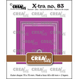 Crealies X-tra Stansen No. 83 Kiekeboe Vierkant (CLXtra83)