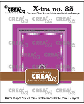 Crealies X-tra Dies No. 83 Peek a Boo Square (CLXtra83)