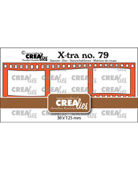 Crealies X-tra Stansen No. 79 Filmstrip Golvend Horizontaal (CLXtra79)